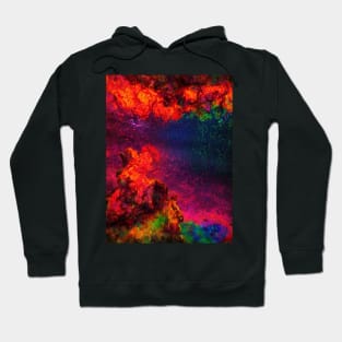 Splatted Paint Galaxy Hoodie